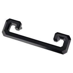 96mm Monaco Handle Pull, Matte Black - Main Image
