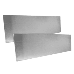 2-Piece Spacer Plate in Satin Stainless Steel for JN30810 Pilaster Post Shoe Pack