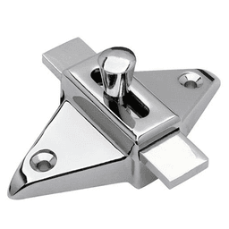 Chrome Plated Surface Mounted Slide Latch by Jacknob