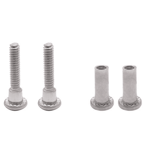 Chrome Plated Screw Pack for 5020 Latch and Door Pull - High quality tamper proof steel hardware with mounting accessories