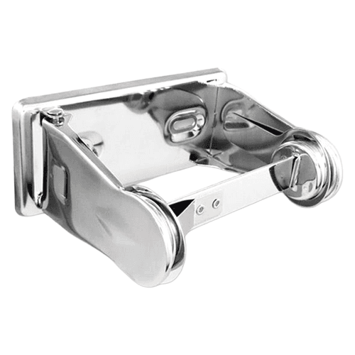 Single Steel Paper Holder, Polished Chrome Main - Image