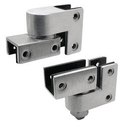 Stainless Pivot Hinge Set, Satin Main - Image