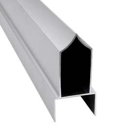 Aluminum Headrail Hardware for Plastic Laminate Partitions - 1-1/4" Pilasters