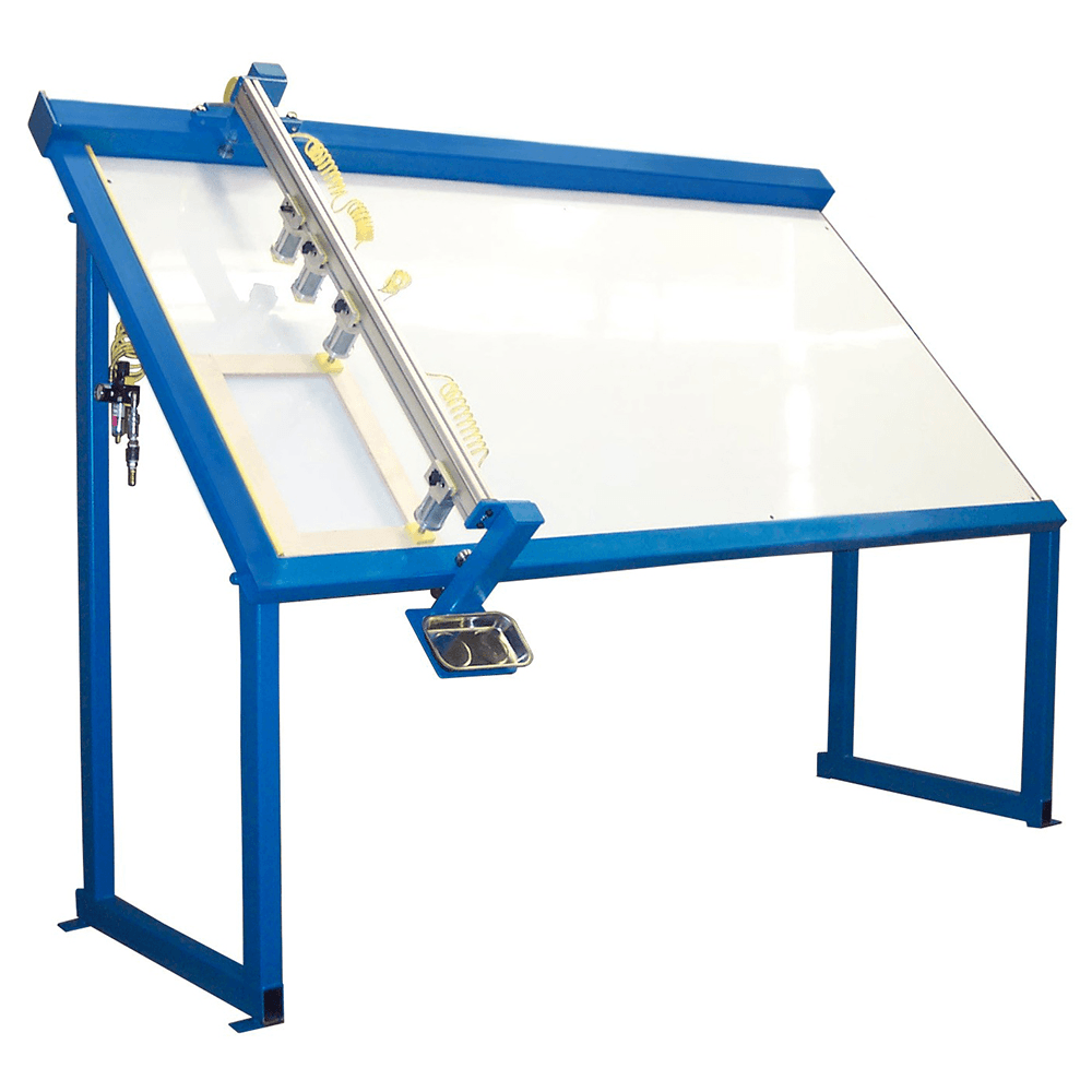 5' x 12' Pneumatic Face Frame Table - Alt Image 1