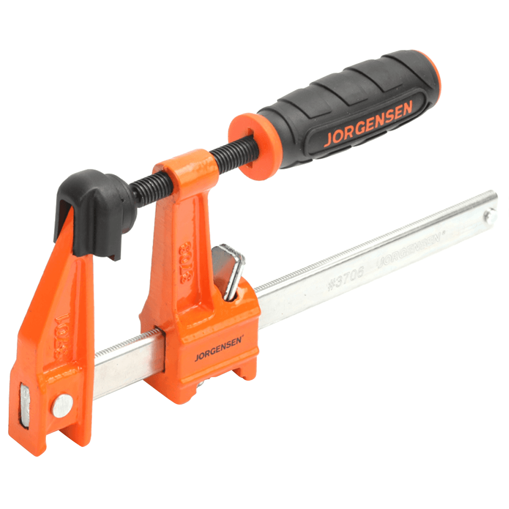 30" Medium-Duty Clutch Style Steel Bar Clamp, 2-1/2" Throat Depth - Alt Image 1