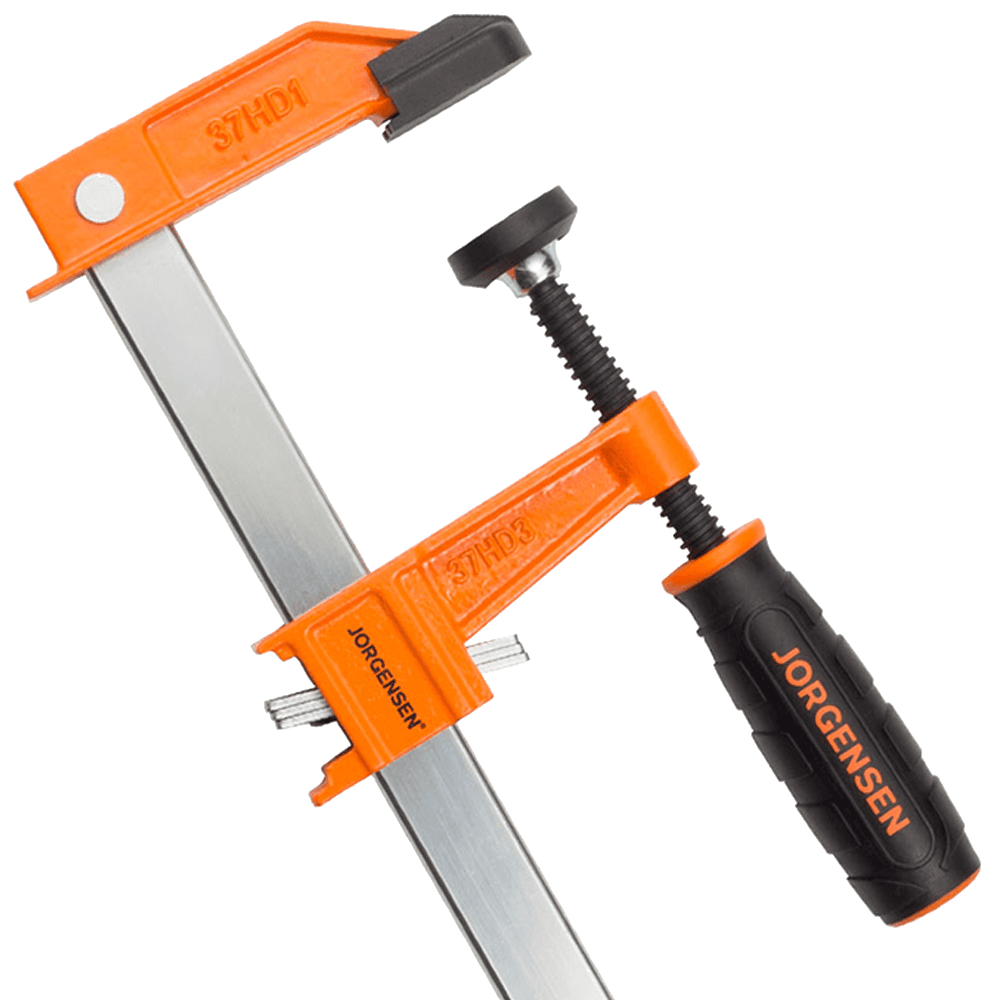 24" Heavy-Duty Clutch Style Steel Bar Clamp, 3" Throat Depth - Main Image