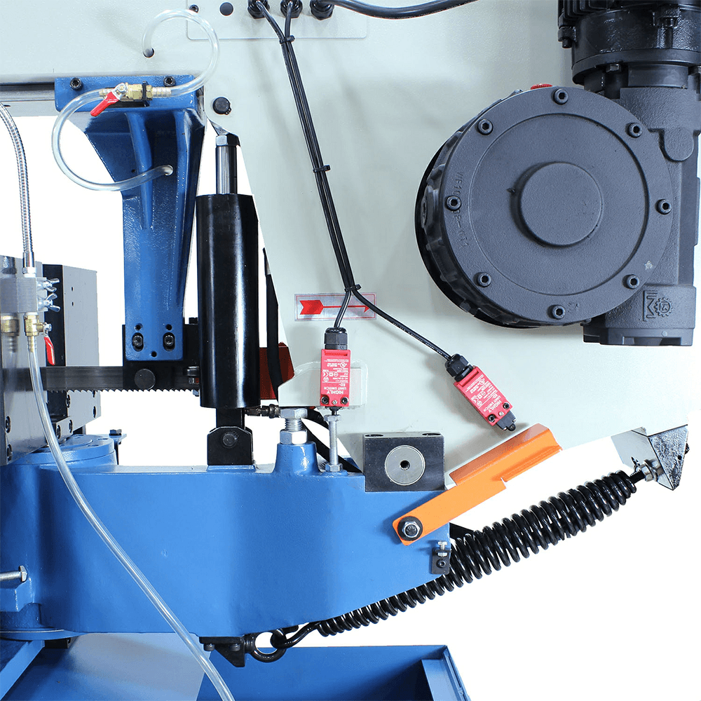 Baileigh BS-20SA-DM 3 HP Semi-Automatic Dual-Miter Band Saw, 3 Phase/220V/440V Alt 5 - Image
