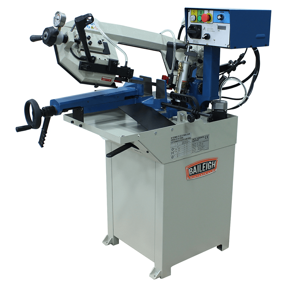 Baileigh BS-210M 1 HP Horizontal Band Saw, 1 Phase/110V Main - Image