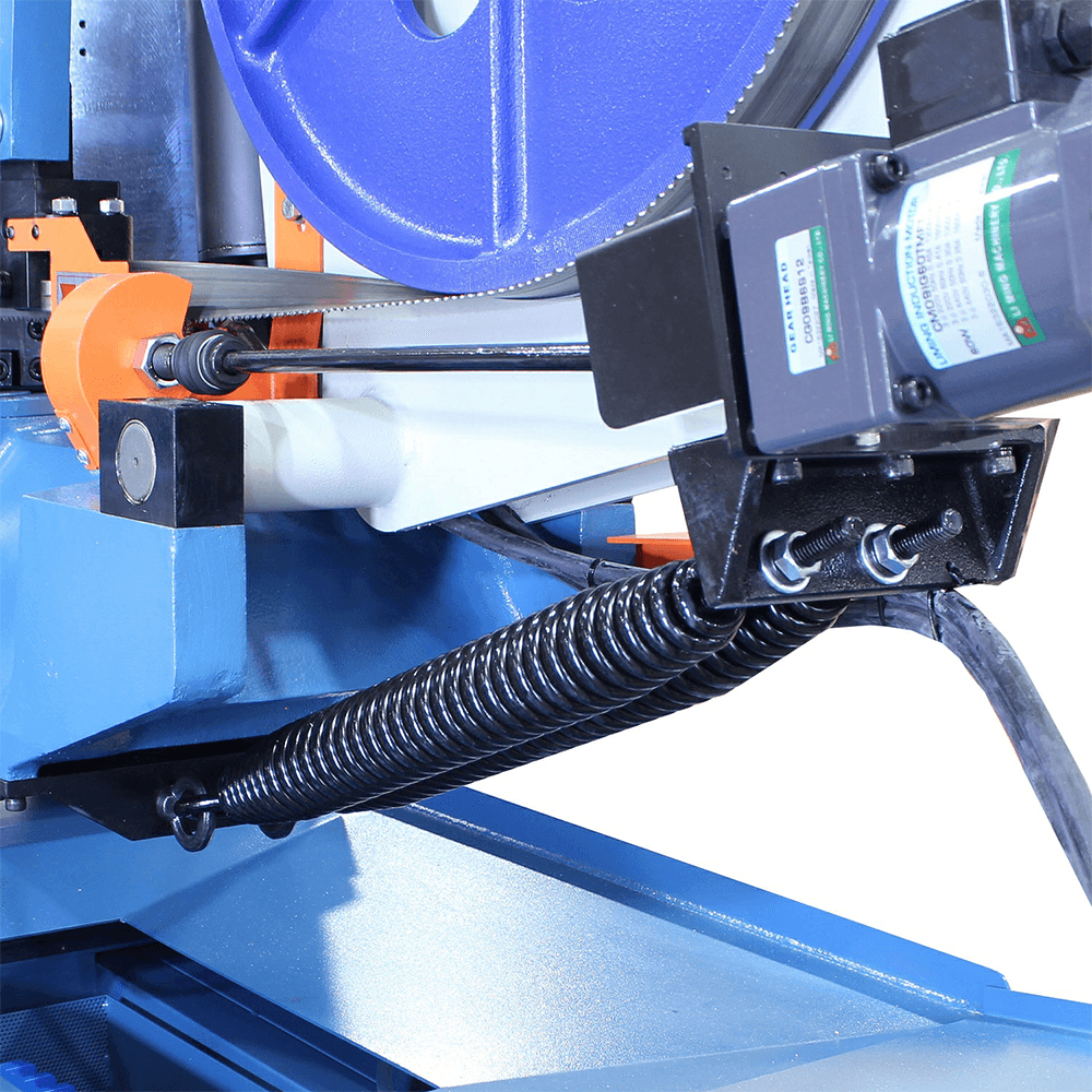 Baileigh BS-24SA-DM Semi-Automatic Dual Mitering Horizontal Band Saw, 3 Phase/220V Alt 3 - Image