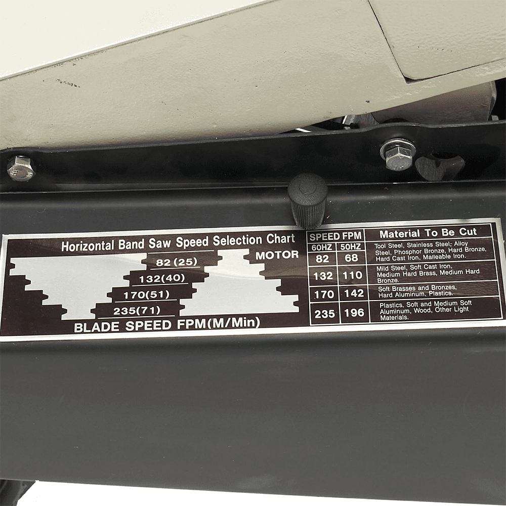 Baileigh BS-300M 2 HP Horizontal Band Saw, 1 Phase/240V Alt 1 - Image