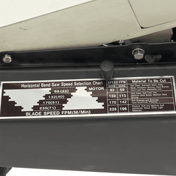 Baileigh BS-300M 2 HP Horizontal Band Saw, 1 Phase/240V Alt 1 - Image