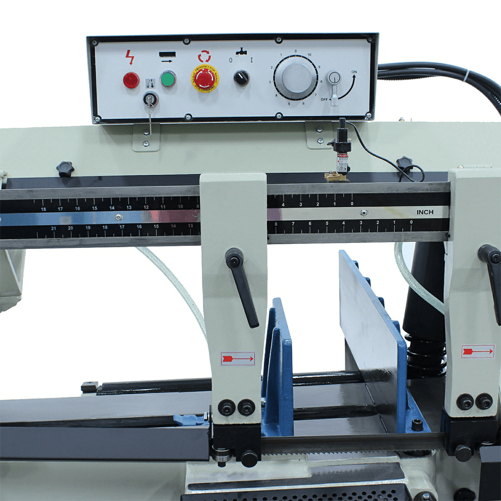 Baileigh BS-330M 3 HP Metal Cutting Band Saw, 3 Phase/220V Alt 7 - Image
