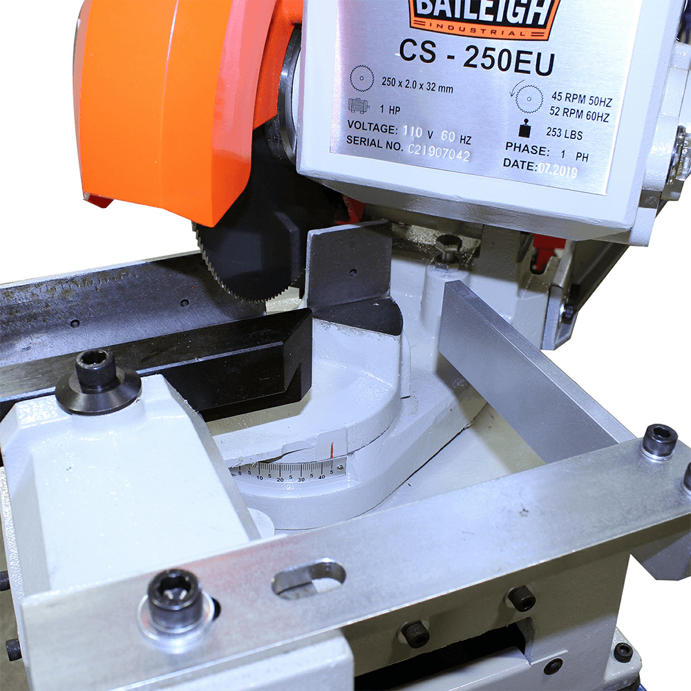 Baileigh CS-250EU 1 HP Manual Cold Saw, 110V Alt 1 - Image