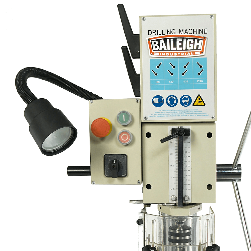 Baileigh DP-1000G 1.5 HP Gear Driven Drill Press Alt 5 - Image