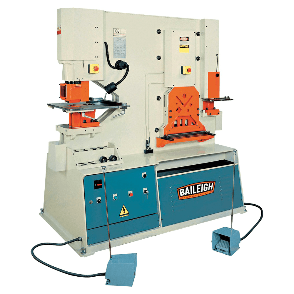 Baileigh SW-95 Hydraulic Ironworker, 3 Phase/220V Main - Image