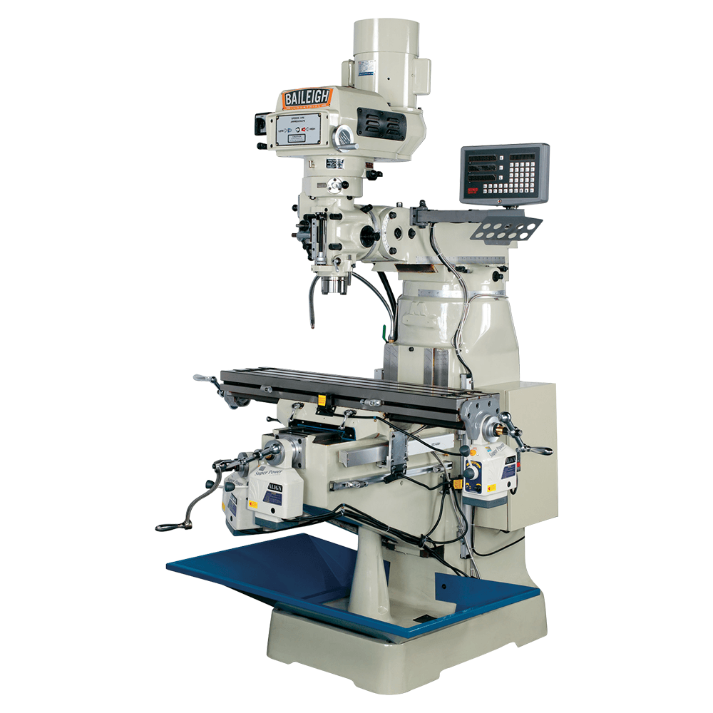 Baileigh VM-942-1 3 HP Vertical Milling Machine, 1 Phase/220V Main - Image