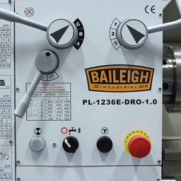 Baileigh PL-1236E-DRO-1.0 Digital Readout Metal Lathe, 1 Phase/220V Alt 6 - Image