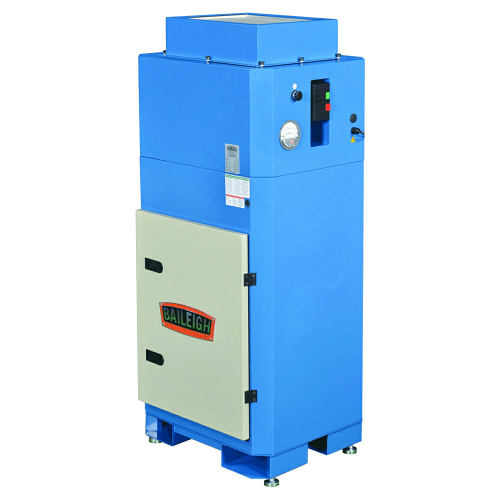 Baileigh MDC-1200-HD 1.5 HP Heavy-Duty Metal Dust Collector Main - Image