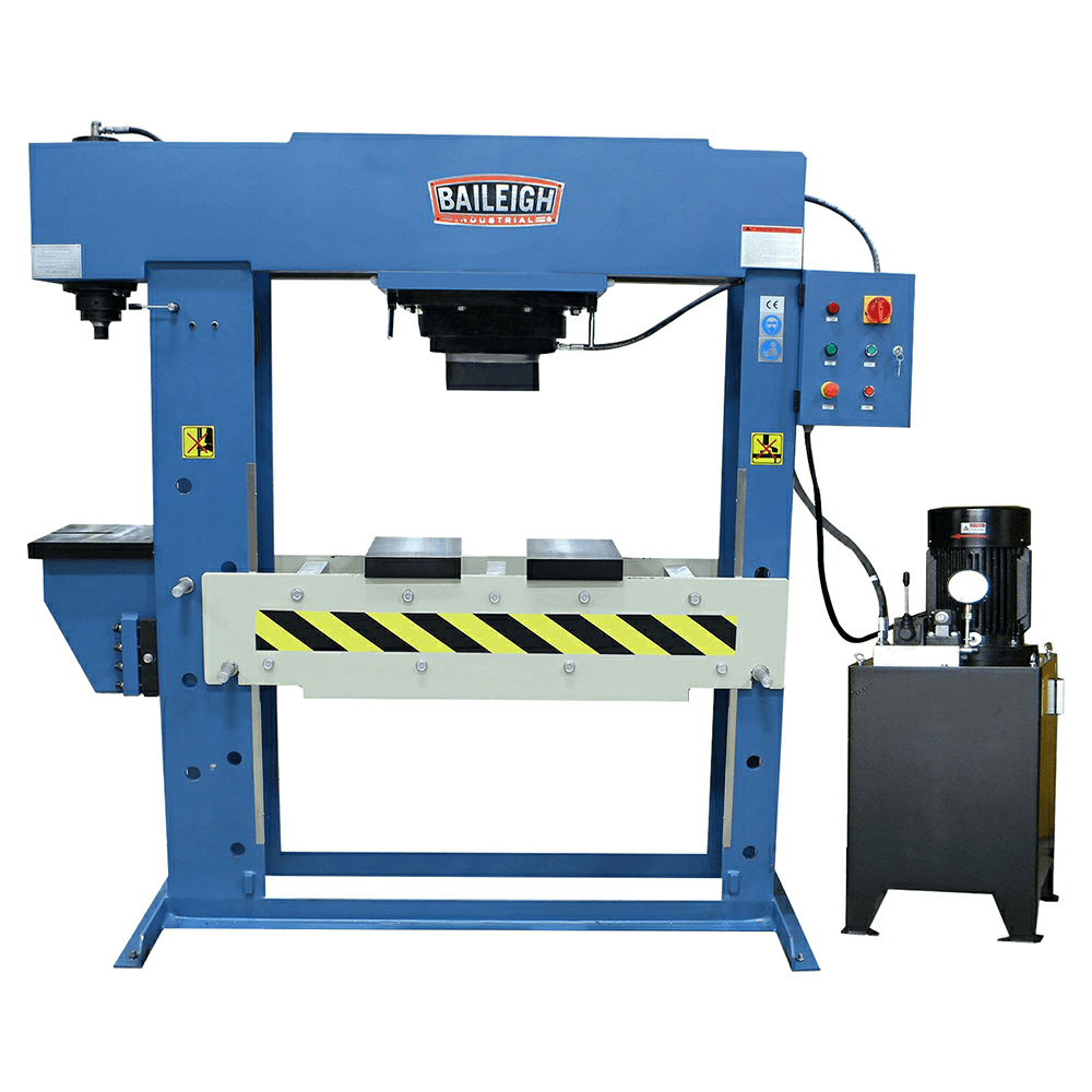 Baileigh HSP-200M-C 10 HP Two Station Hydraulic Press, 3 Phase/220V Main - Image