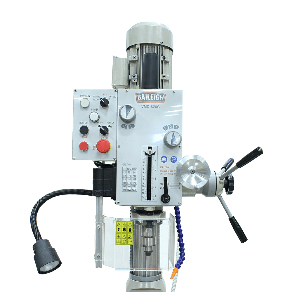 Baileigh VMD-828G Vertical Mill Drill Alt 1 - Image