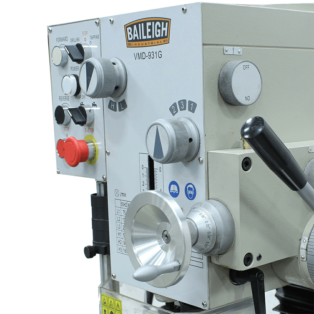 Baileigh VMD-931G Vertical Mill Drill Alt 5 - Image