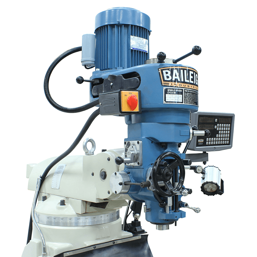 Baileigh VM-942E-1 3 HP Vertical Knee Mill, 1 Phase/220V Alt 1 - Image