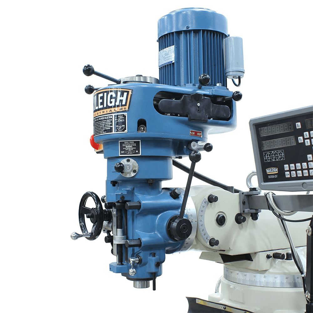 Baileigh VM-942E-1 3 HP Vertical Knee Mill, 1 Phase/220V Alt 7 - Image