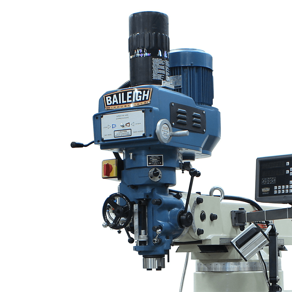 Baileigh VM-1054E-VS Variable Speed Vertical Mill Alt 7 - Image