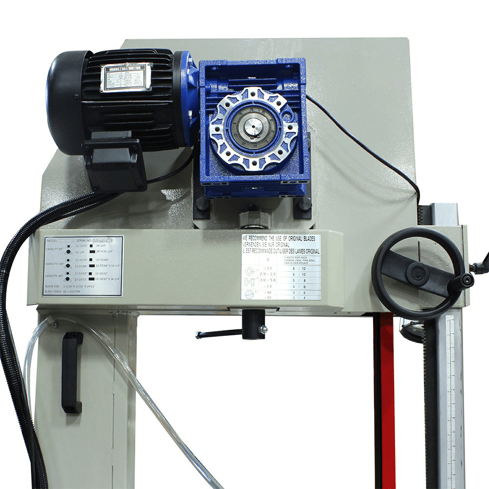 Baileigh BSVT-18P 2 HP Vertical Tilt Frame Band Saw, 3 Phase/220V Alt 3 - Image
