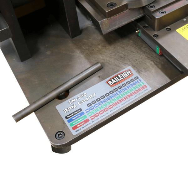 Baileigh TN-700 2 HP Tube/Pipe Notcher, 110V Alt 6 - Image