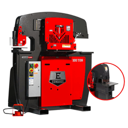 Edwards 10233512 7.5 HP 100 Ton Ironworker with Powerlink/Coper Notcher/2 LED Lights, 3 Phase/230V Main - Image