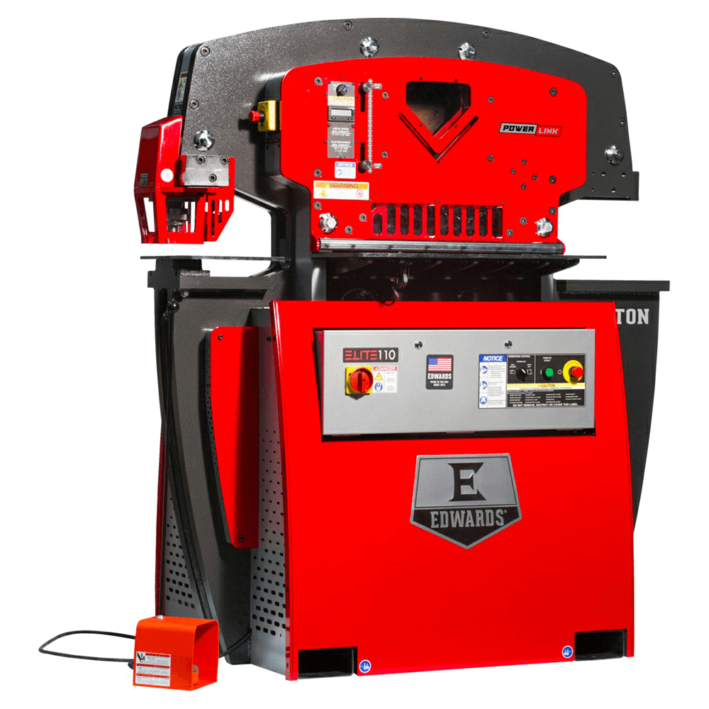 Edwards ELT110-3P230 Elite 110 Ton Ironworker with Powerlink, 3 Phase/230V Main - Image