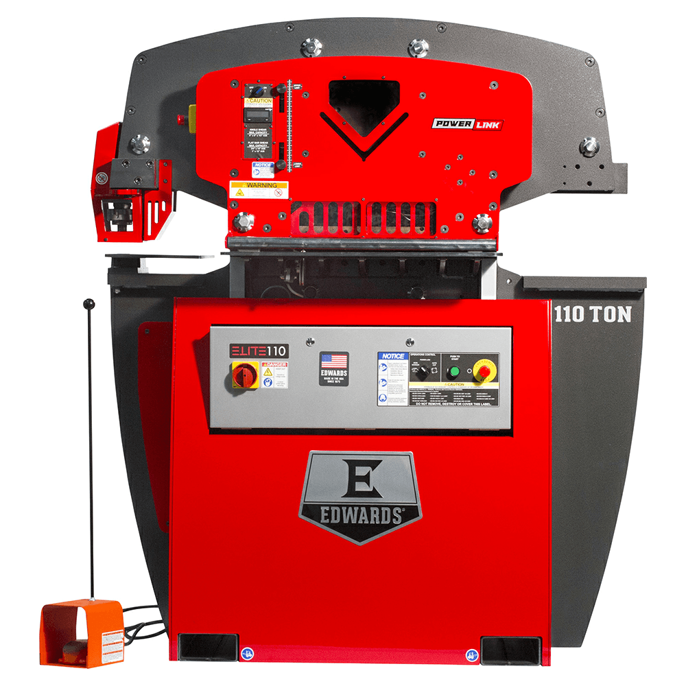 Edwards ELT110-3P460 Elite 110 Ton Ironworker with Powerlink, 3 Phase/460V Alt 1 - Image