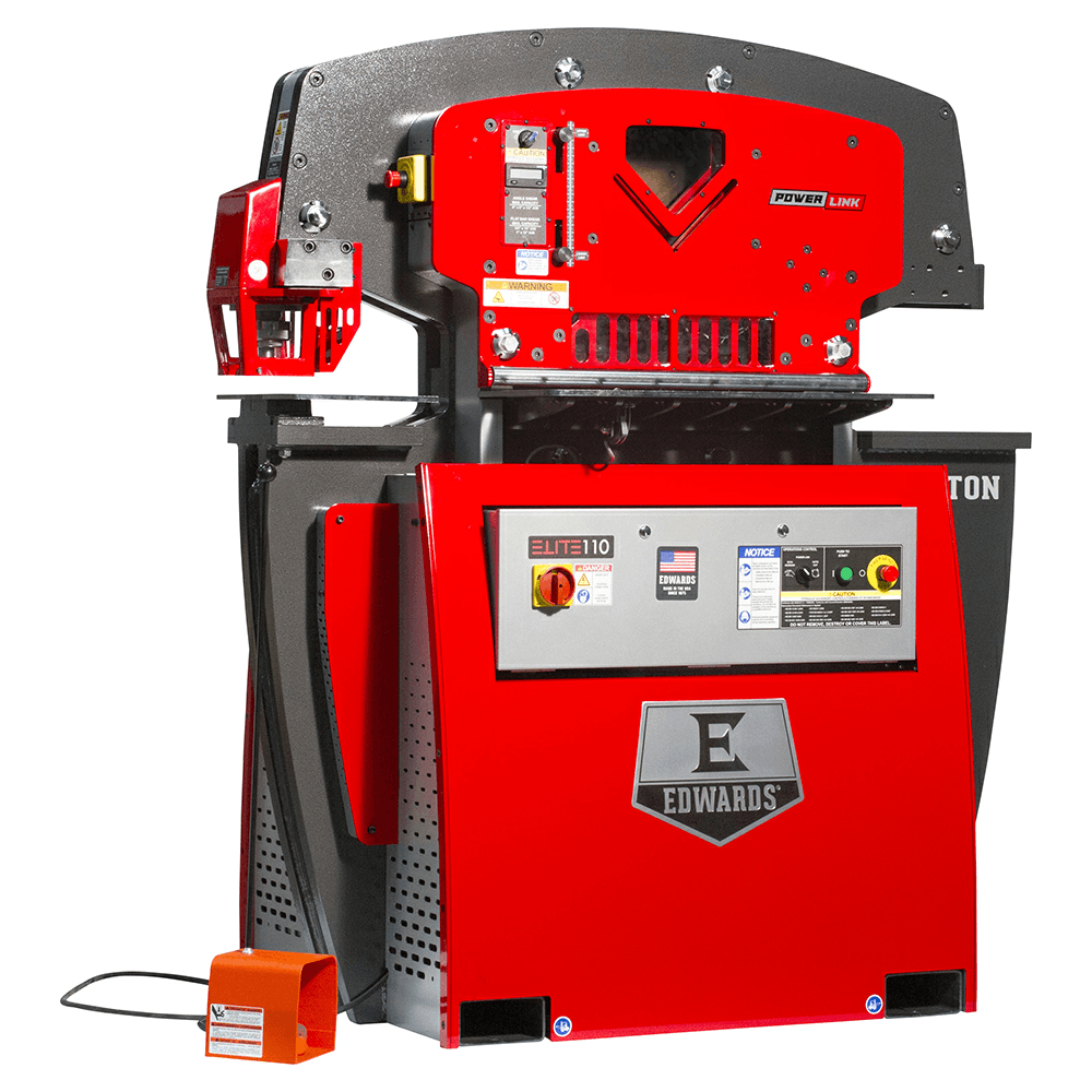 Edwards ELT110-3P460 Elite 110 Ton Ironworker with Powerlink, 3 Phase/460V Main - Image