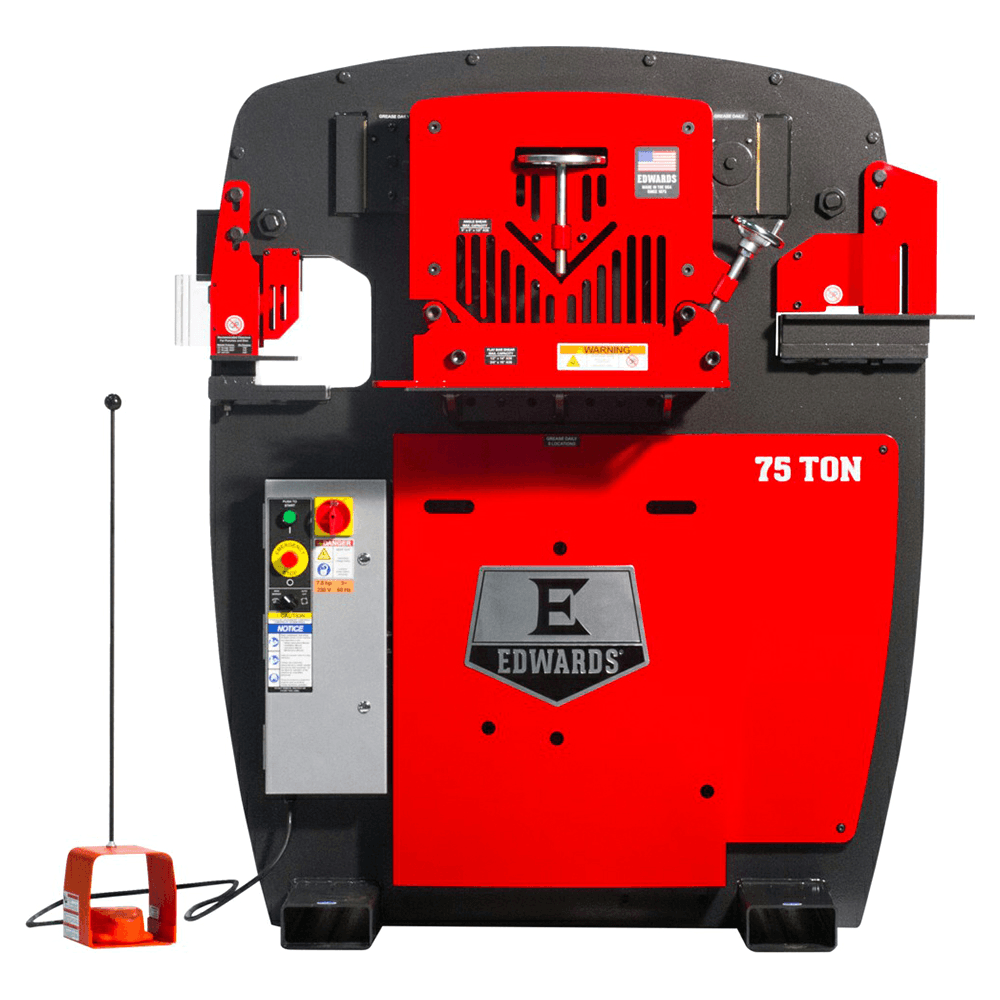 Edwards IW75-3P460 7.5 HP 75 Ton Ironworker, 3 Phase/460V Alt 1 - Image