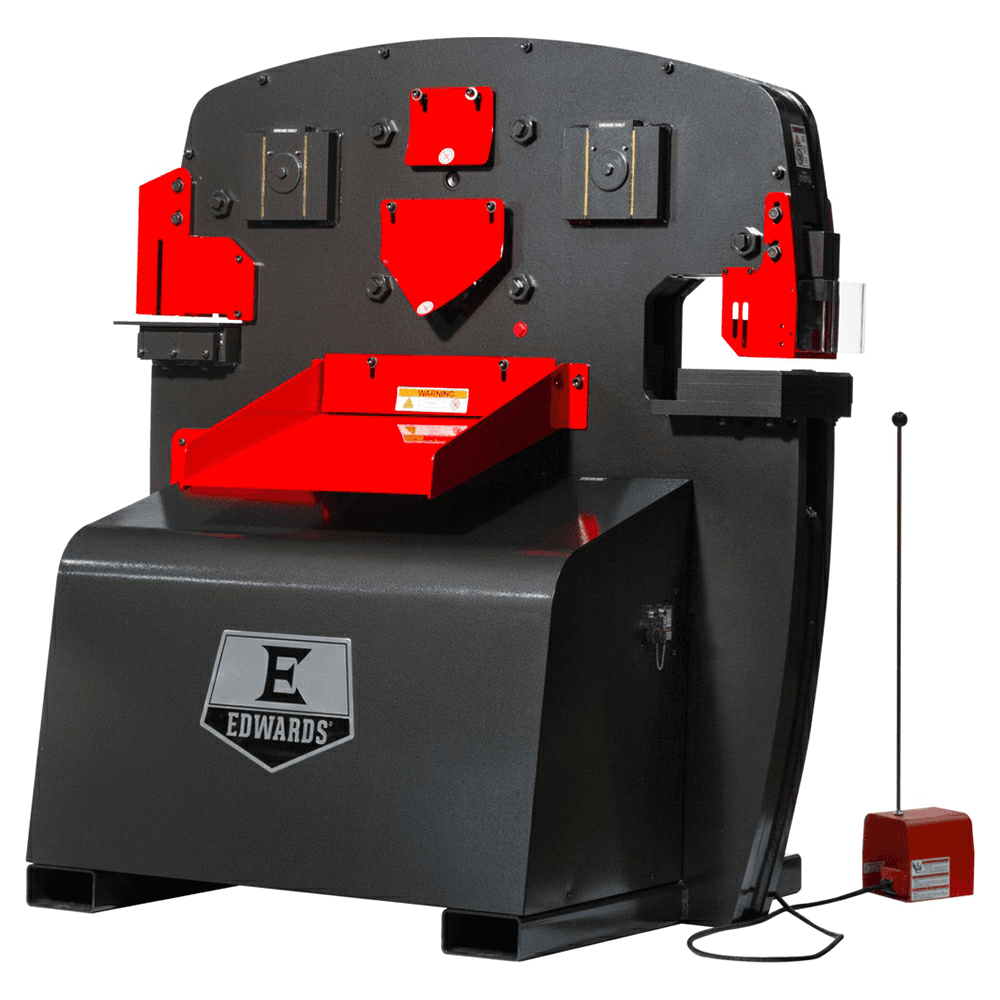 Edwards IW100DX-3P230 7.5 HP 100 Ton Deluxe Ironworker, 3 Phase/230V Alt 3 - Image