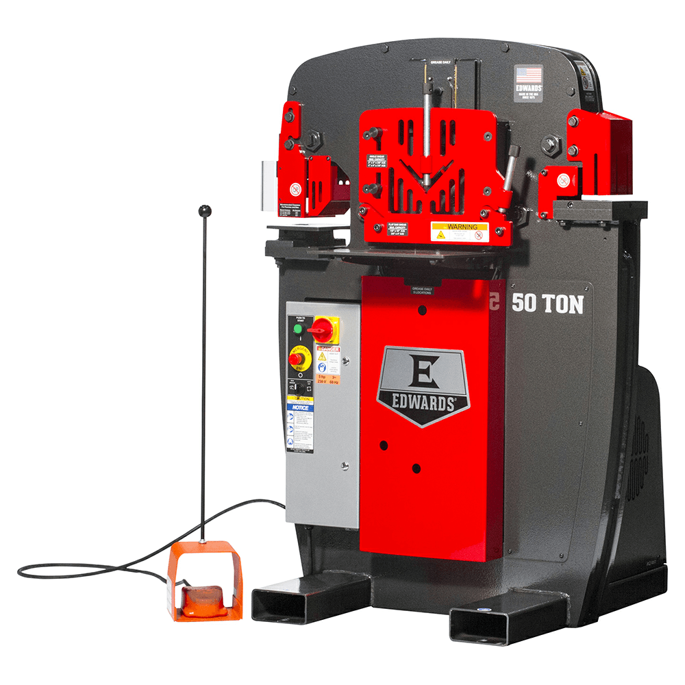 Edwards IW50-3P230 5 HP 50 Ton Ironworker, 3 Phase/230V Alt 2 - Image