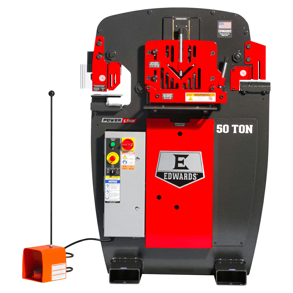 Edwards IW50-3P460-AC500 5 HP 50 Ton Ironworker with Powerlink, 3 Phase/460V Alt 1 - Image
