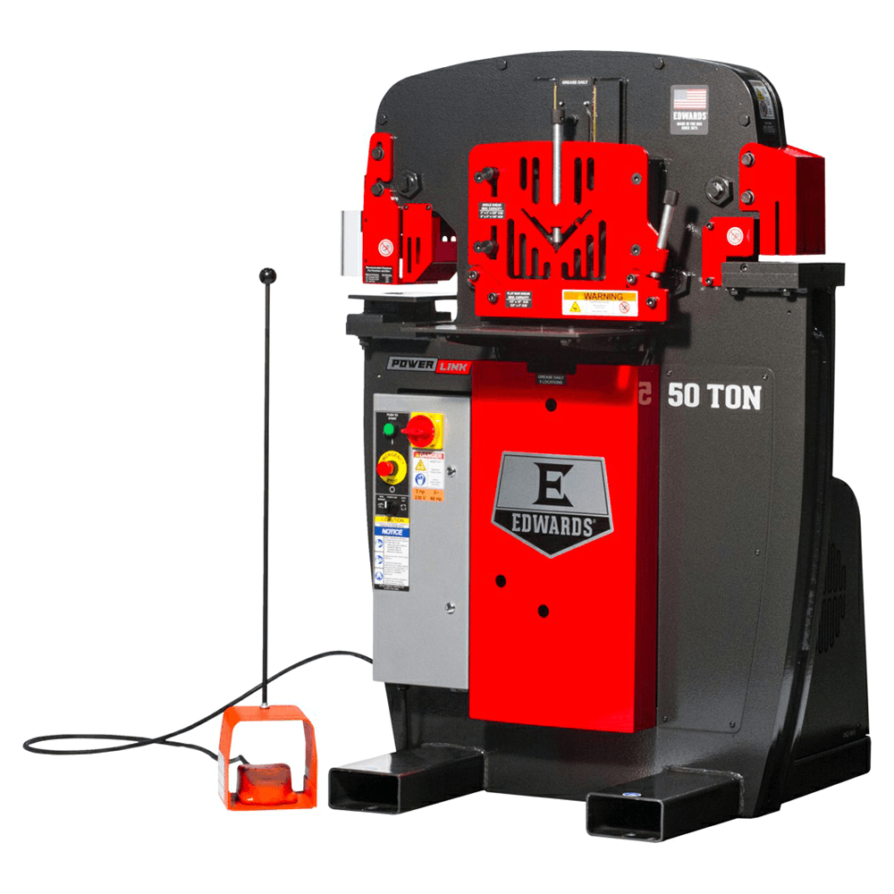 Edwards IW50-3P460-AC500 5 HP 50 Ton Ironworker with Powerlink, 3 Phase/460V Alt 2 - Image