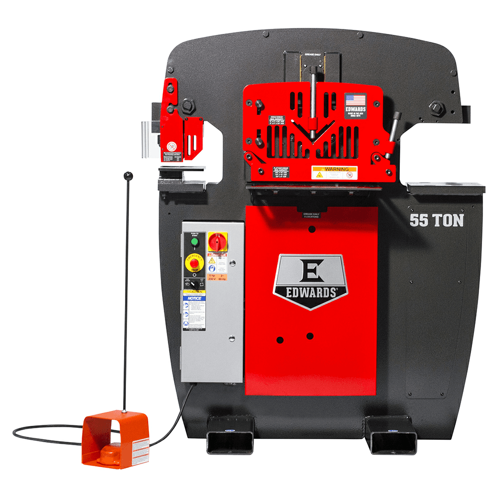 Edwards IW55-3P208 5 HP 55 Ton Ironworker, 3 Phase/208V Alt 1 - Image
