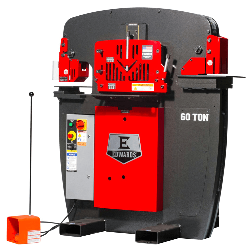 Edwards IW60-1P230 5 HP 60 Ton Ironworker, 1 Phase/230V Alt 1 - Image