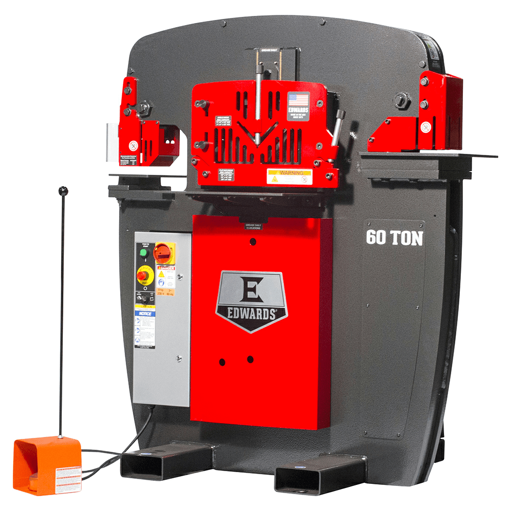 Edwards IW60-3P230 5 HP 60 Ton Ironworker, 3 Phase/230V Alt 5 - Image
