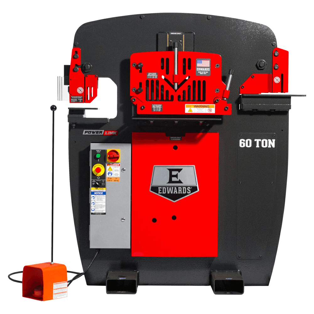 Edwards IW60-3P230-AC500 5 HP 60 Ton Ironworker with Powerlink, 3 Phase/230V Alt 1 - Image