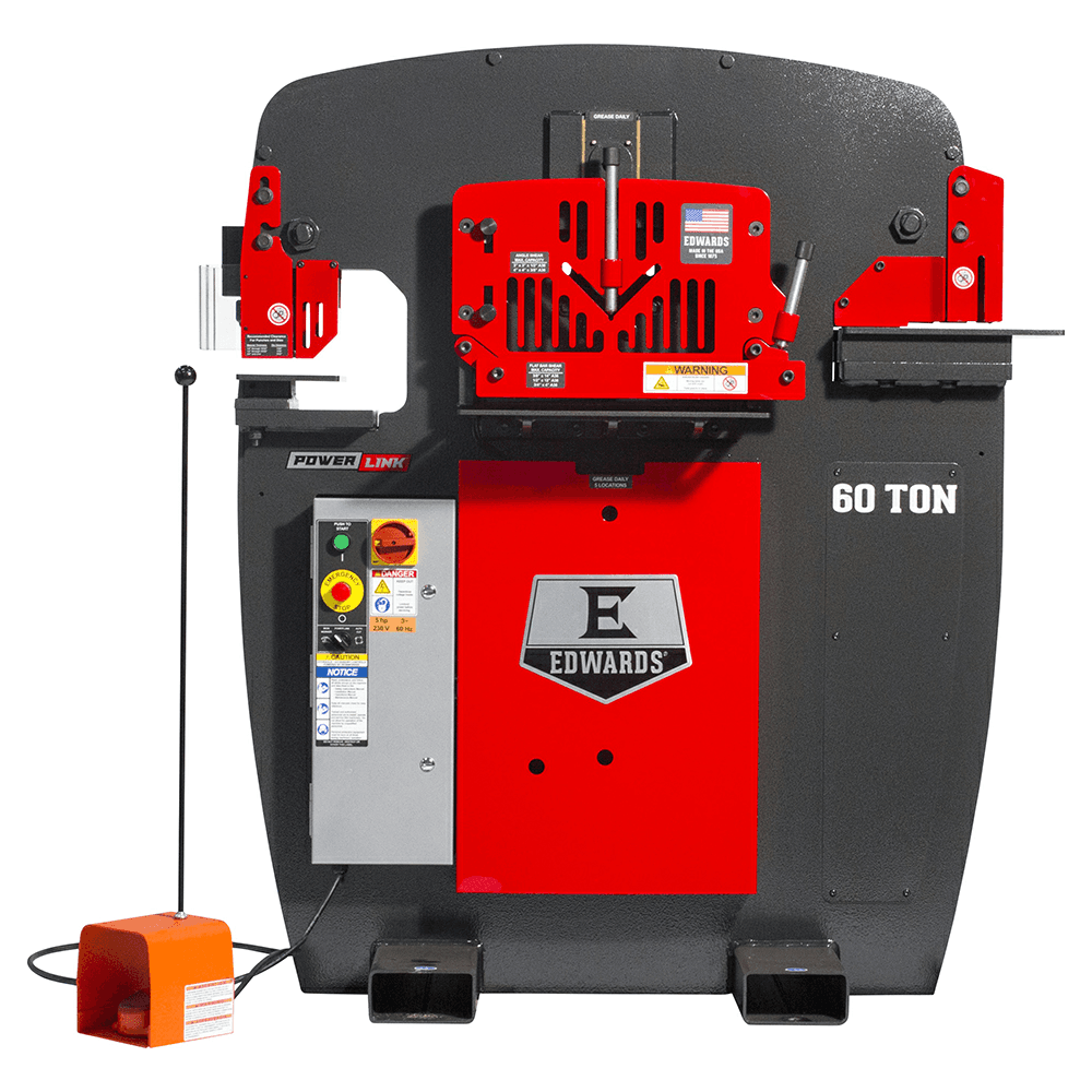 Edwards IW60-3P460-AC500 5 HP 60 Ton Ironworker with Powerlink, 3 Phase/460V Alt 1 - Image