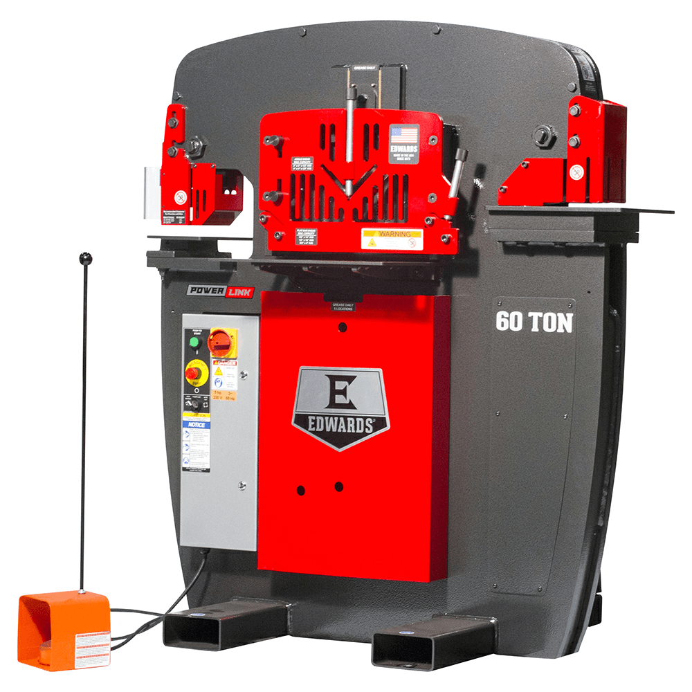 Edwards IW60-3P460-AC500 5 HP 60 Ton Ironworker with Powerlink, 3 Phase/460V Alt 2 - Image