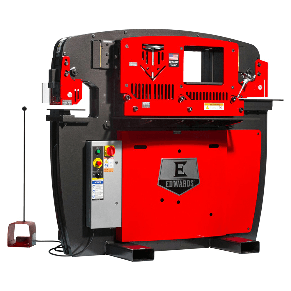 Edwards IW65-1P230-AC700 7.5 HP 65 Ton Ironworker with Powerlink, 1 Phase/230V Main - Image