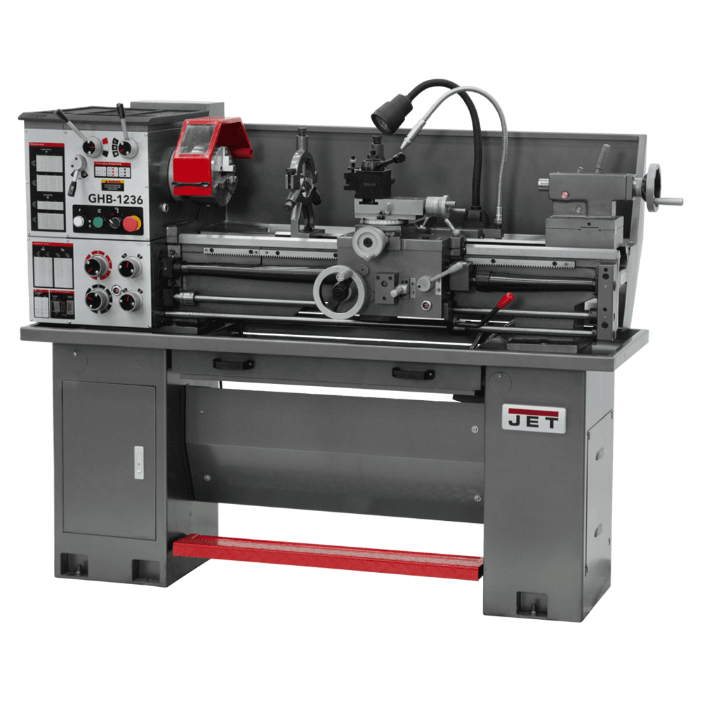 Jet Tools GHB-1236 2 HP Geared Head Bench Lathe, 1 Phase/230V Alt 1 - Image