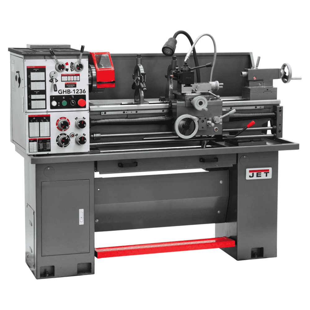 Jet Tools GHB-1236 2 HP Geared Head Bench Lathe, 1 Phase/230V Alt 2 - Image
