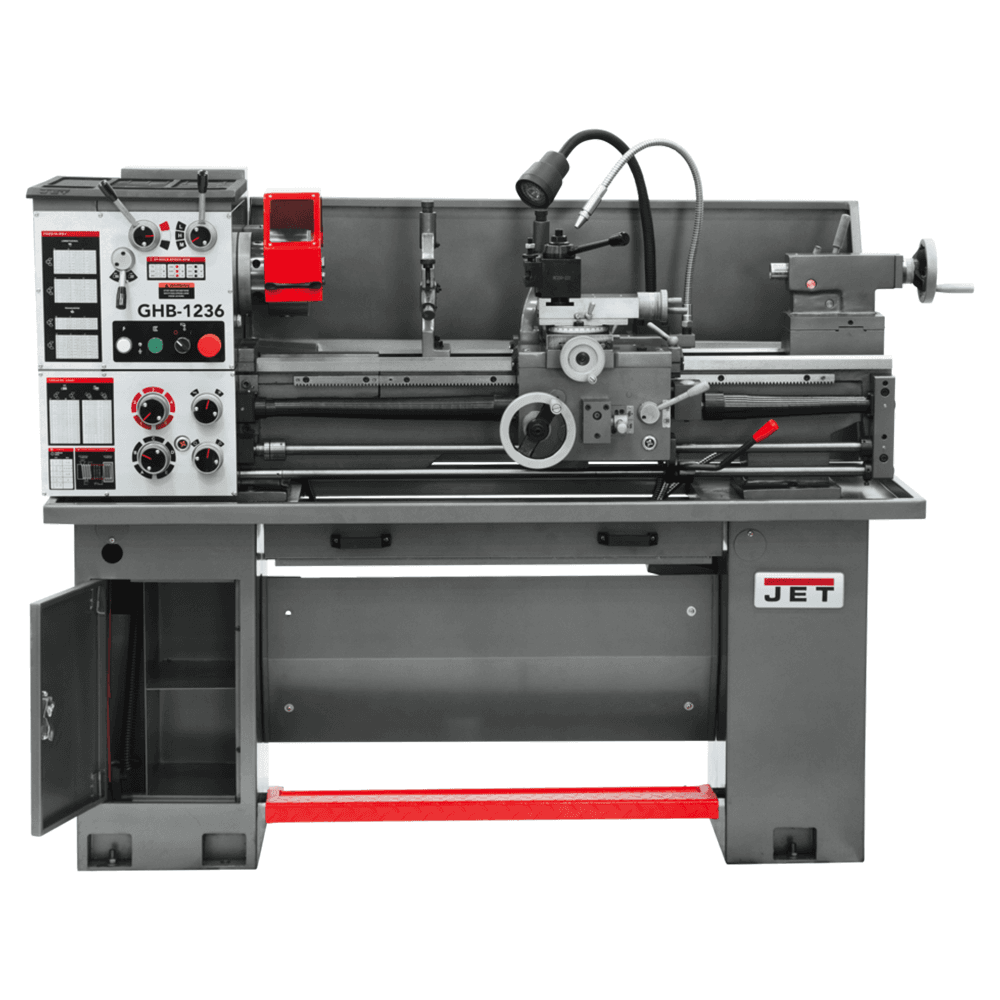 Jet Tools GHB-1236 2 HP Geared Head Bench Lathe, 1 Phase/230V Alt 3 - Image