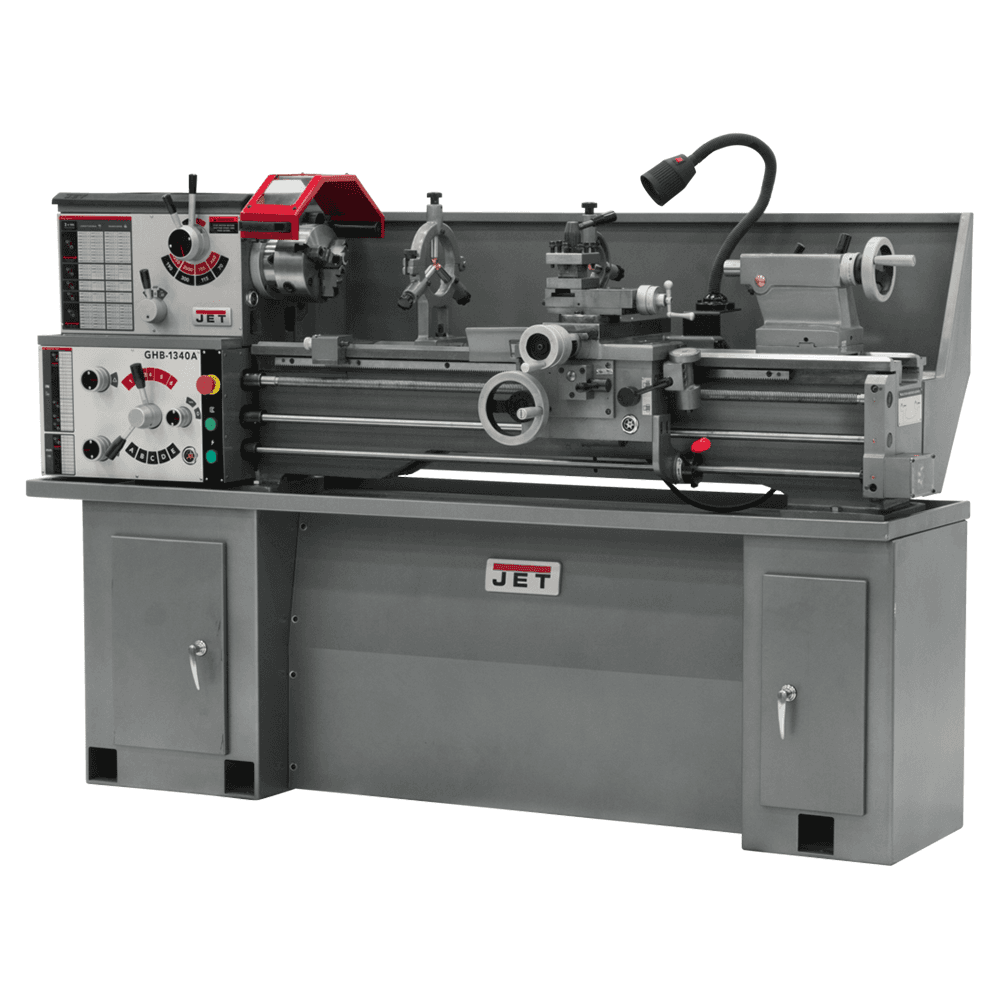 Jet Tools GHB-1340A 2 HP Gear Head Bench Lathe, 1 Phase/230V Main - Image